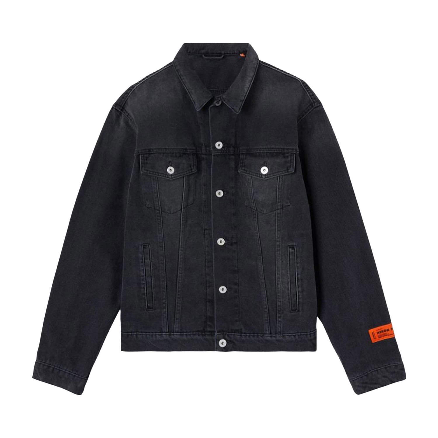 Яке HERON PRESTON Regular Denim Jacket Черно | HMYE012F22DEN0011000, 1