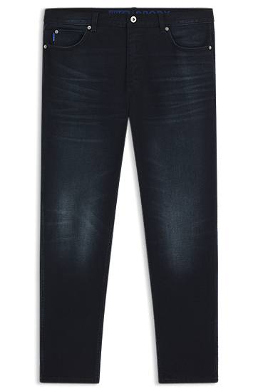 Дънки BOSS Tapered-Fit Stretch Denim Jeans Синьо | 50541586, 0