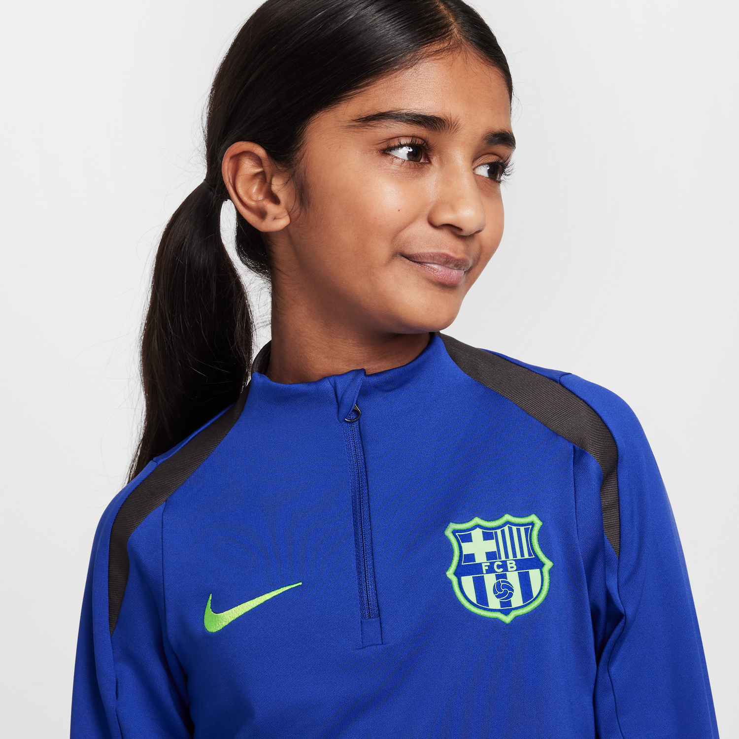 Суитчър Nike FC Barcelona Strike Dri-FIT Football Training Top Синьо | FQ2636-417, 1