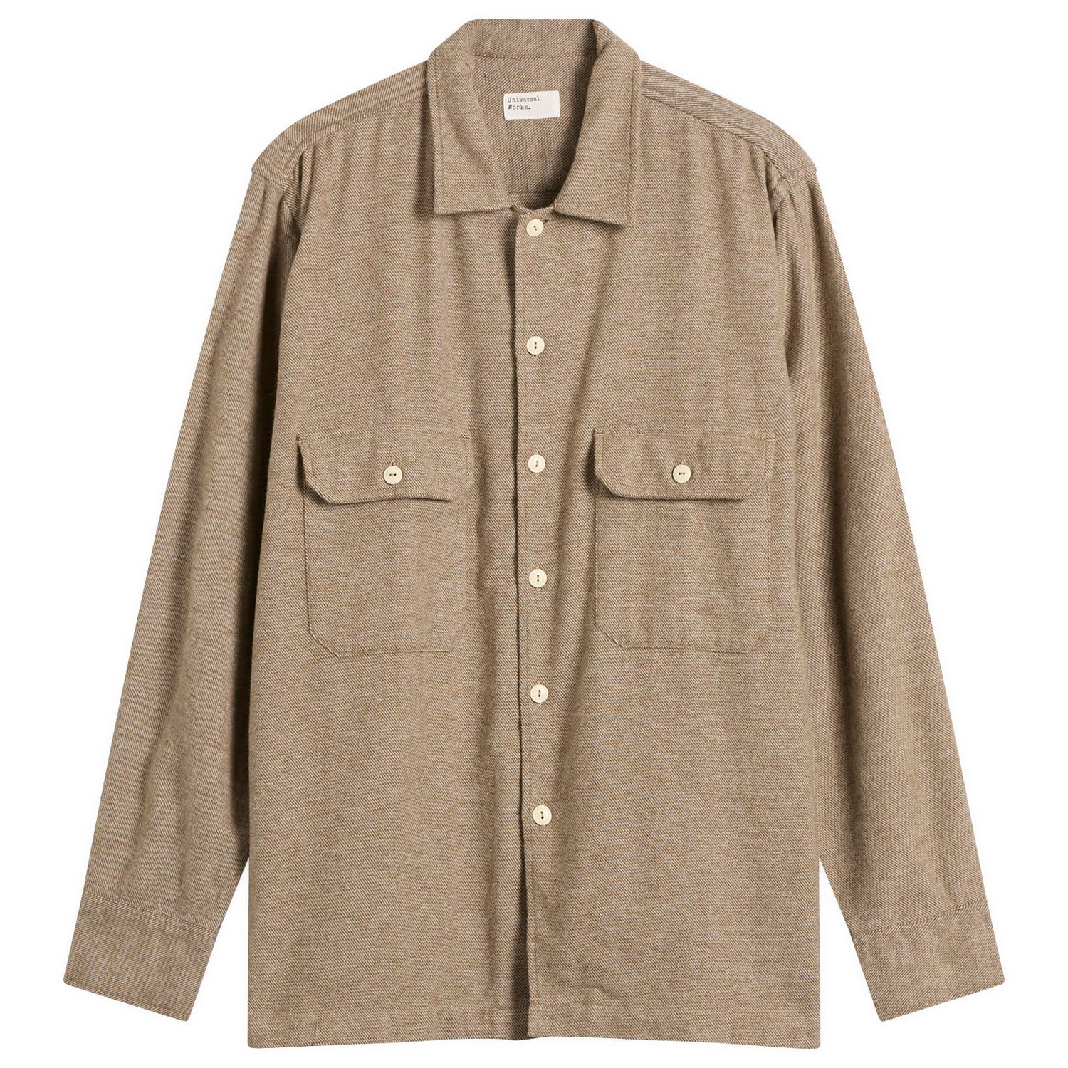 Риза Universal Works Universal Works Alaska Cotton Utility Shirt, Size Small Бежово | 33752-OLV, 0