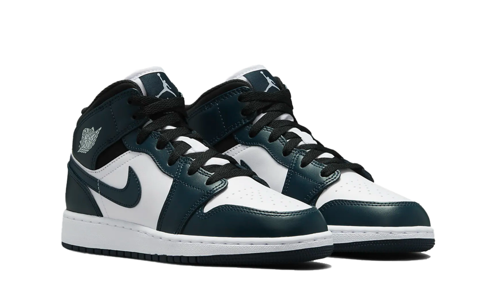 Кецове и обувки Jordan Air Jordan 1 Mid GS "Armory Navy" Тъмно синьо | 554725-411, 1