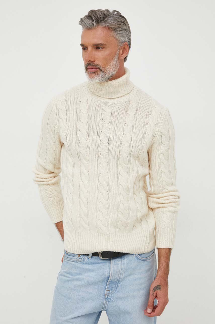 Пуловер Polo by Ralph Lauren Cable-Knit Turtleneck Sweater Бяло | 710917035, 0
