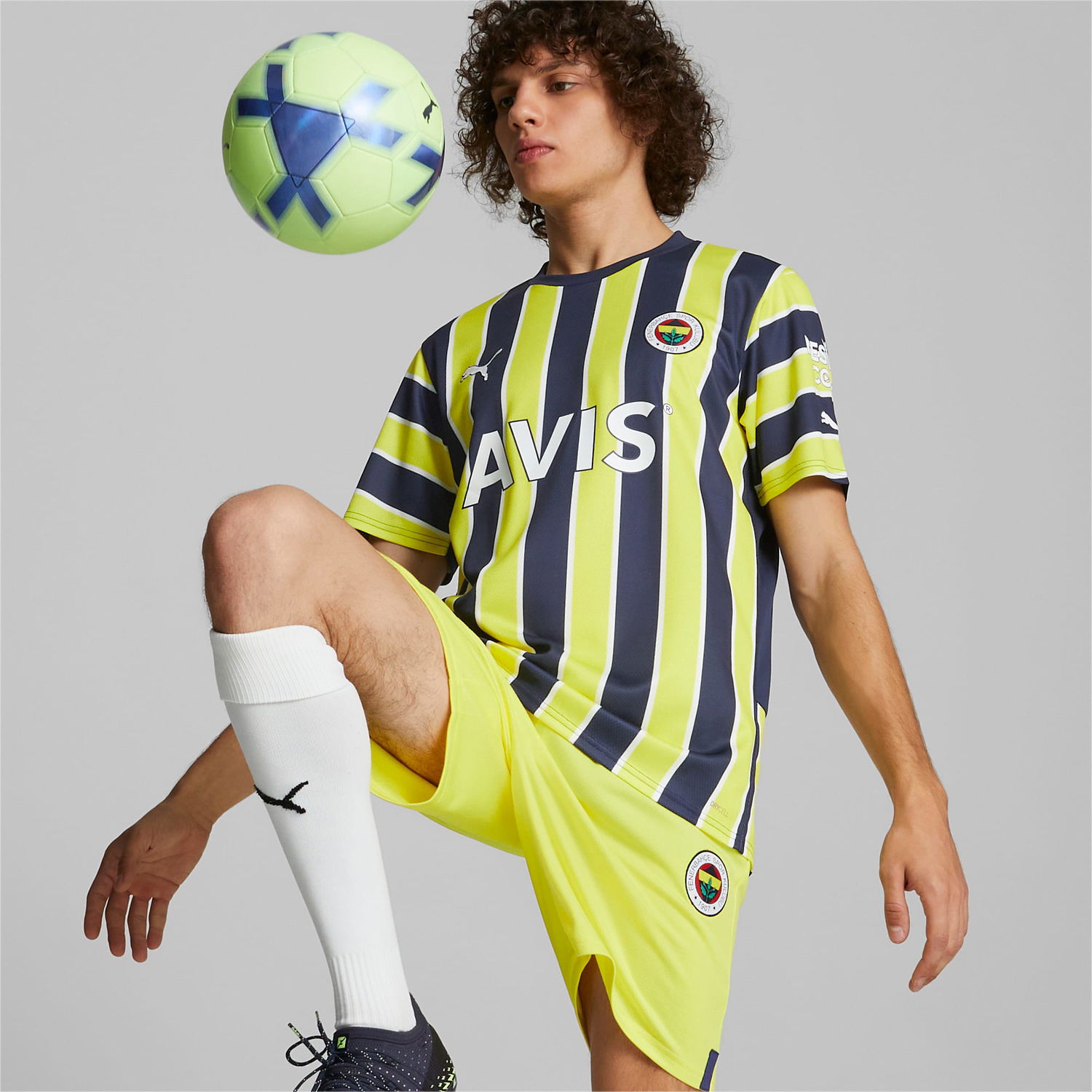 Фланелка Puma Maglia SK Home 22/23 Replica Жълто | 769080_01, 0