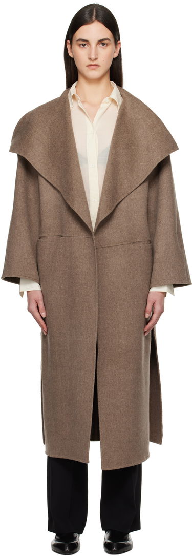 Палта TOTEME TOTEME Signature Wool Cashmere Coat Кафяво | 251-WRO885-FB0360, 0