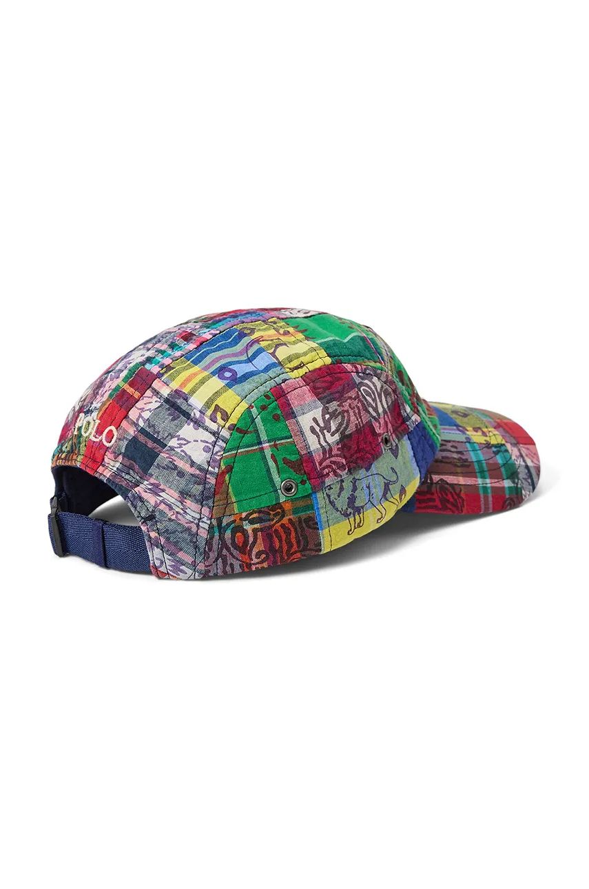 Шапка с козирка Polo by Ralph Lauren Patchwork Baseball Cap Многоцветен | 710958067, 1