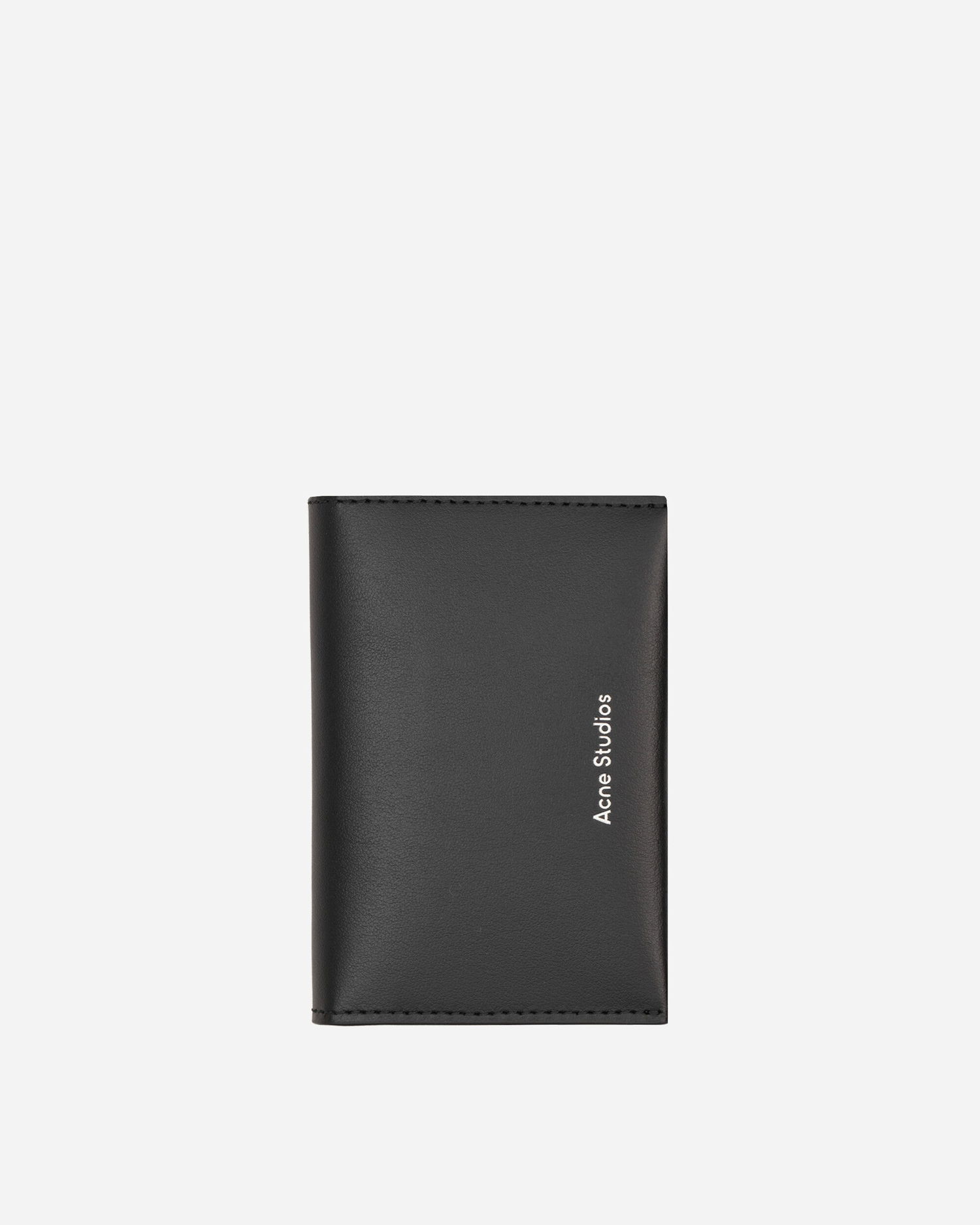 Портфейл Acne Studios Folded Leather Card Holder Сиво | CG0099- 900, 0