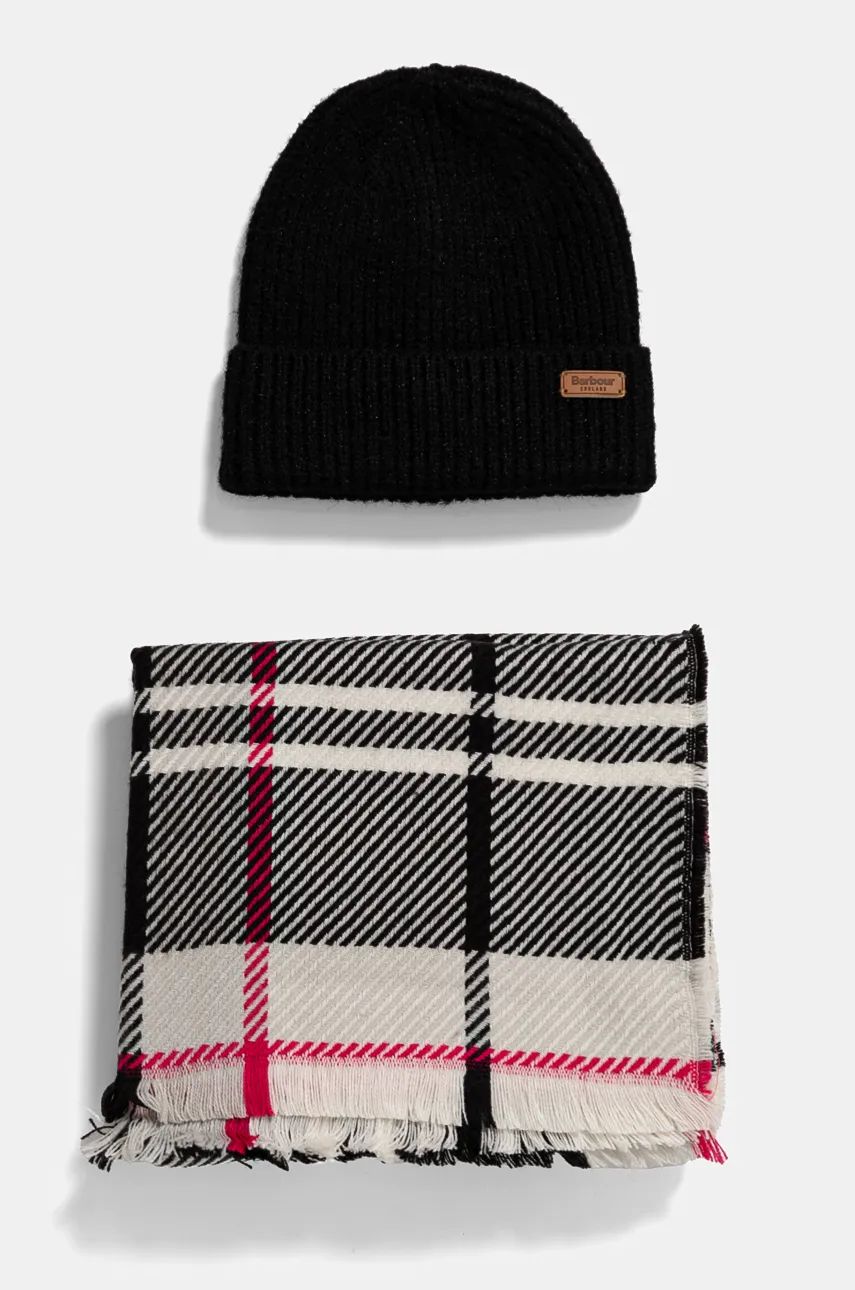 Шал Barbour Knit Beanie Hat And Scarf Set Многоцветен | LGS0094, 0