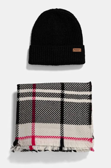 Шал Barbour Knit Beanie Hat And Scarf Set Многоцветен | LGS0094, 0