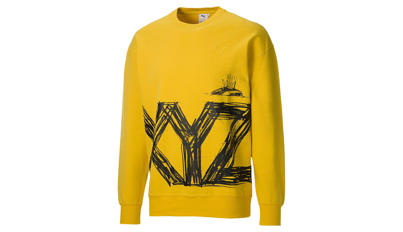 Суитчър Puma Michael Lau x G Graphic Hoodie Жълто | 530358_79, 0