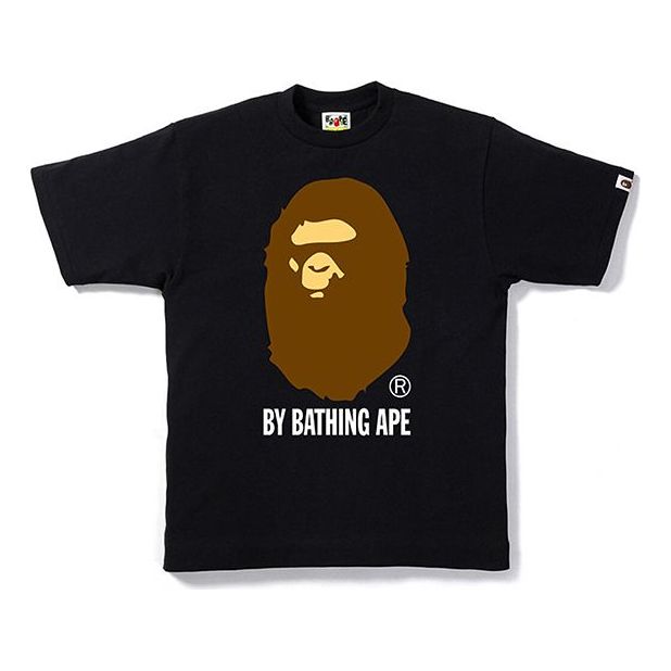 Тениска BAPE A Bathing Ape Head Graphic T-Shirt Черно | BAPE-SS18-040