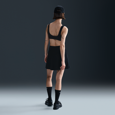 Пола Nike Ribbed Mini Skirt Sportswear Chill Knit Черно | HJ1839-010, 4
