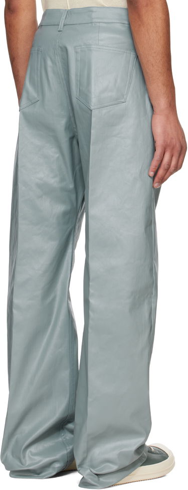Панталони Rick Owens Rick Owens Hollywood Geth Leather Trousers Зелено | RU01E5333 SCT, 2