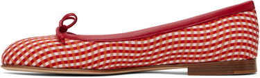 Облекло Manolo Blahnik Manolo Blahnik Veralli Ballerina Flats Червено | 424-1947, 2