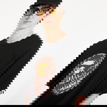 Тениска BAPE BAPE® x FOOTSHOP - Scribble Ape Tee UNISEX Black Черно | 001TEL721324MBLK, 2