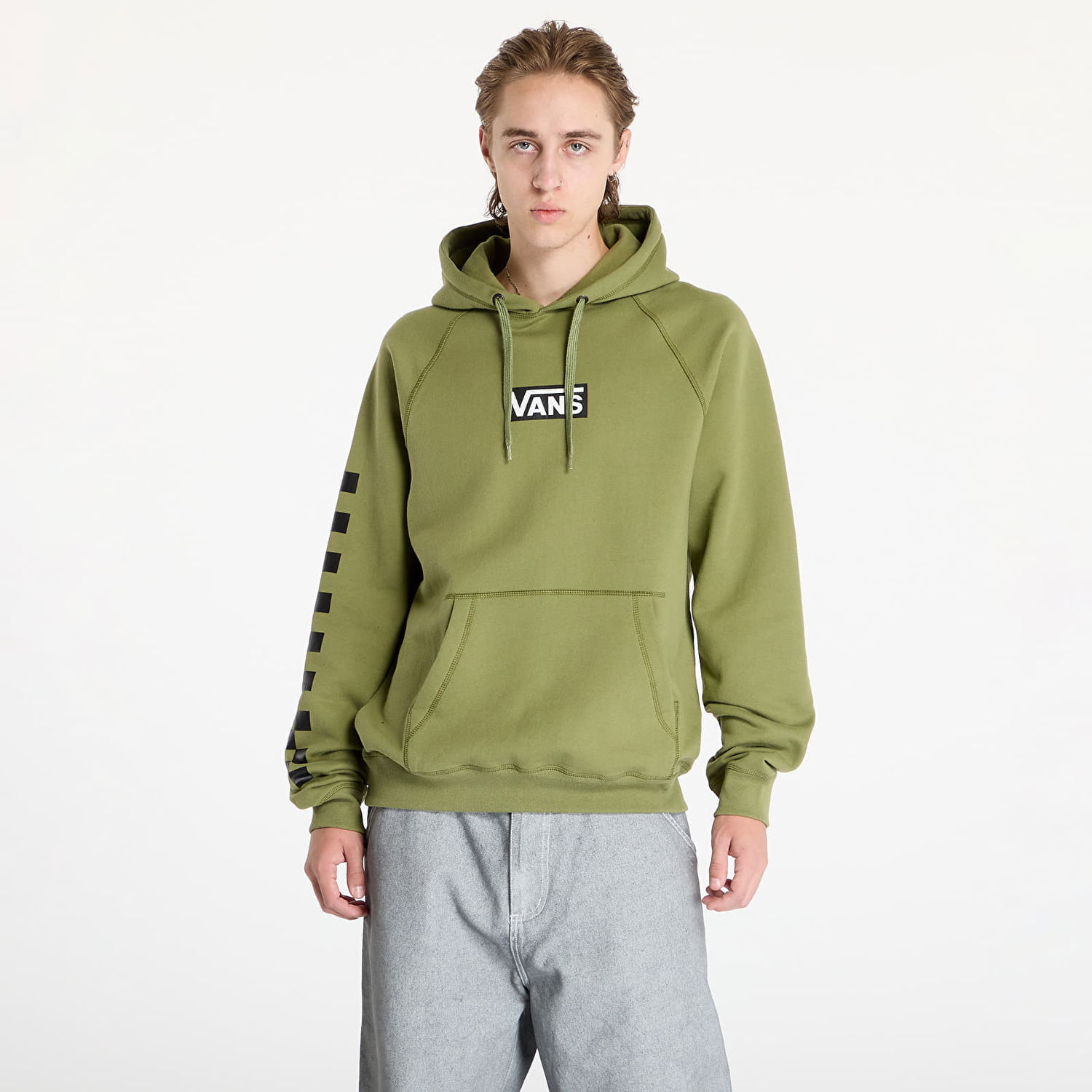 Суитчър Vans Sweatshirt Boxed Pullover Loden Green XL Зелено | VN000HP1ZBF1, 0