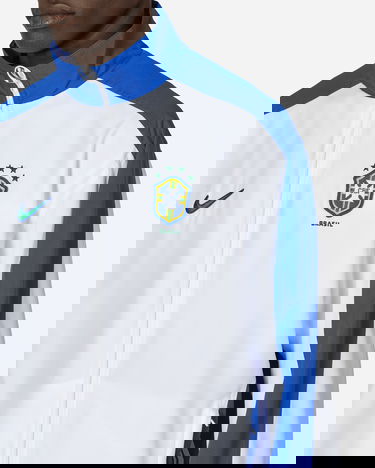 Яке Nike Brazil 1998 Reissue Replica Football Track Jacket White / Lyon Blue Бяло | FZ6681-100, 5