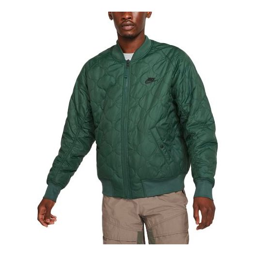 Яке бомбър Nike Sportswear HE WR HD REV Quilted Bomber Jacket Зелено | CZ9999-337