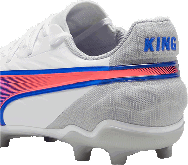 Кецове и обувки Puma Puma KING MATCH FG/AG Jr Бяло | 108048-02, 4