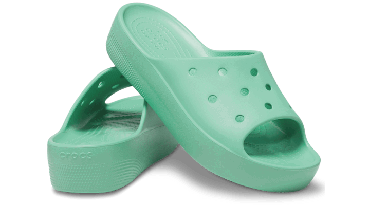 Кецове и обувки Crocs Platform Slides Тюркоазено | 208180-3UG, 1