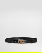 Calfskin Belt With Dg Logo 65