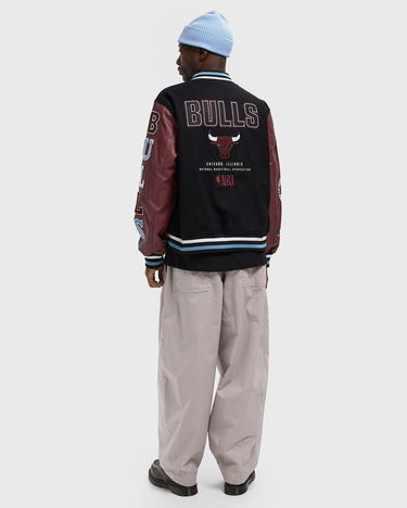Яке бомбър New Era Chicago Bulls Varsity Jacket Бургунди | 60684336, 1