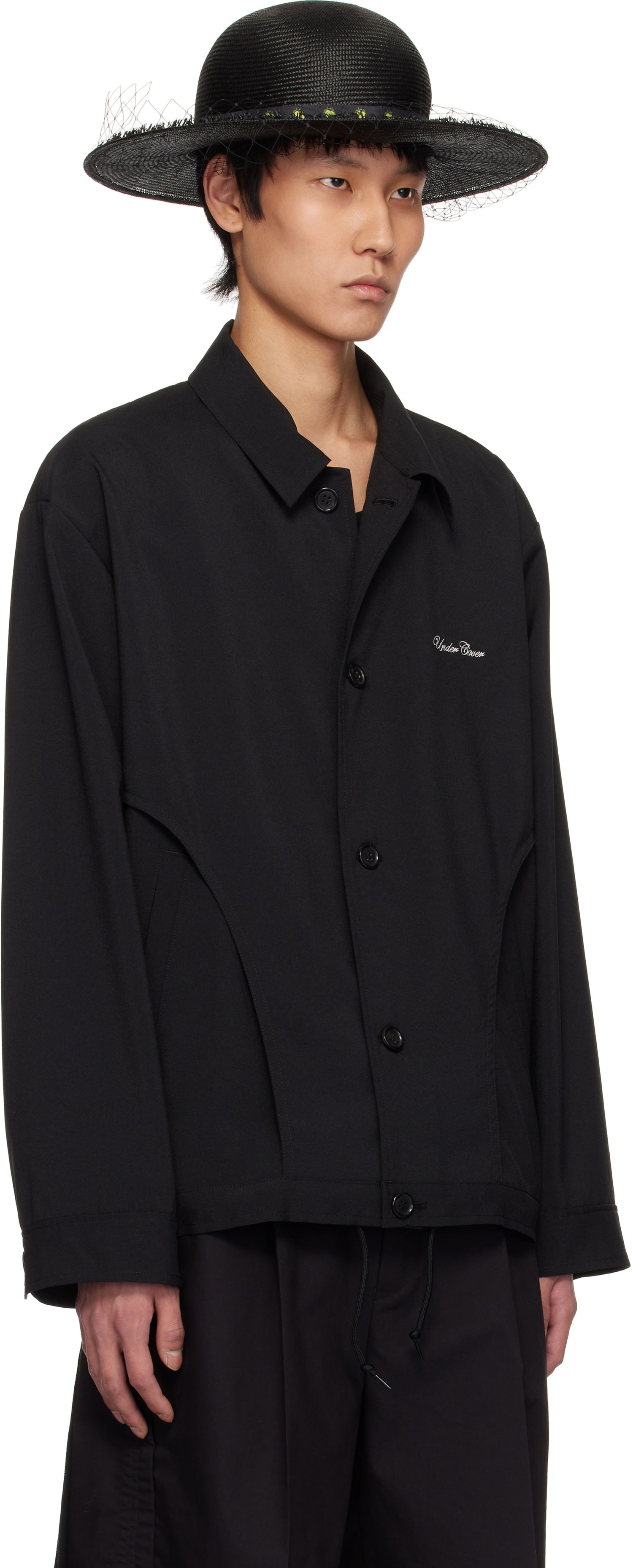 Шапка UNDERCOVER Undercover Nylon Coach Jacket Черно | UP1E4204-2, 1