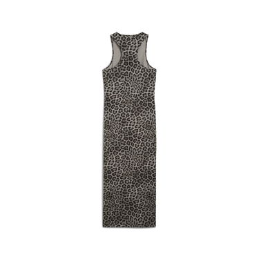 Pокля Puma Leo Luxe All-Over Print Fitted Dress Кафяво | 632339_01, 6