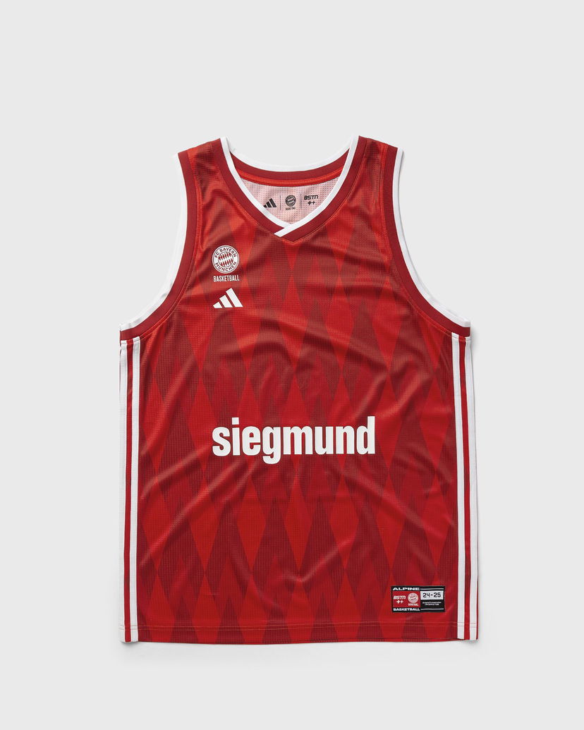 Фланелка adidas Originals BSTN x FCBB Home Jersey R Червено | JP0609