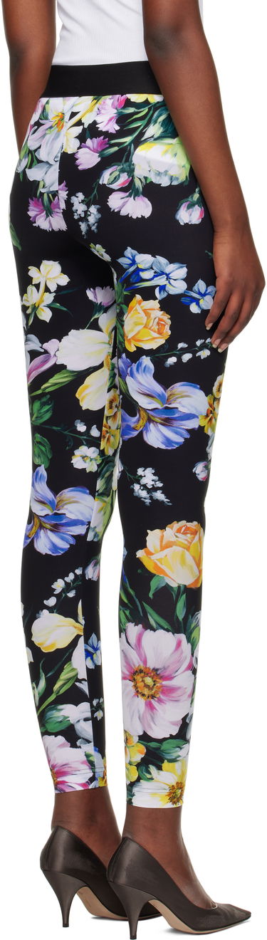 Клинове Dolce & Gabbana Dolce&Gabbana Floral Print Leggings Черно | FTB5TT FSG8L, 2