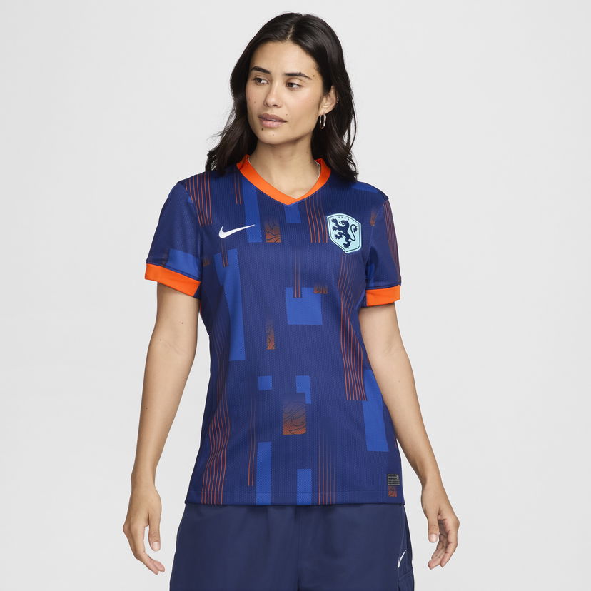 Фланелка Nike Dri-FIT Netherlands Women Stadium 2024/25 Синьо | HM7669-492