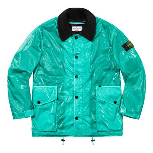 Яке Supreme Stone Island x Supreme Silk Light Jacket Зелено | SUP-SS19-419