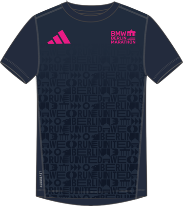 Тениска adidas Originals Adidas BMW Berlin Marathon 2025 Running T-Shirt Тъмно синьо | jz6502, 0