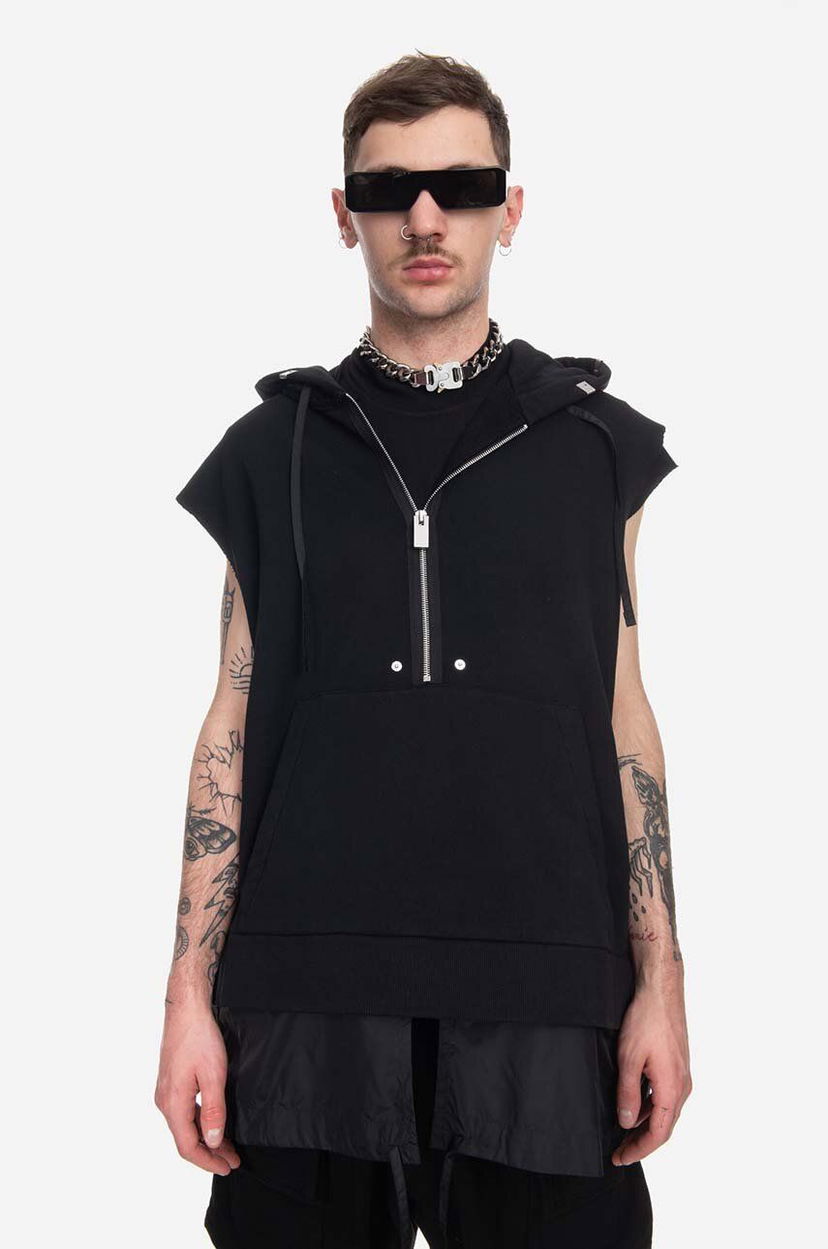 Суитчър 1017 ALYX 9SM Sleeveless Hoodie Черно | AAMSH0203FA01