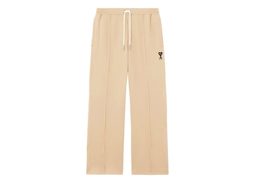 Спортни панталони Puma AMI Wide Leg Logo Sweatpants Бежово | 534068_97