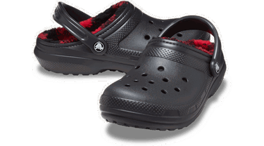 Кецове и обувки Crocs Clogs Classic Lined Buff Check Черно | 210738-001, 1