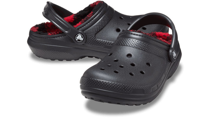 Кецове и обувки Crocs Clogs Classic Lined Buff Check Черно | 210738-001, 1