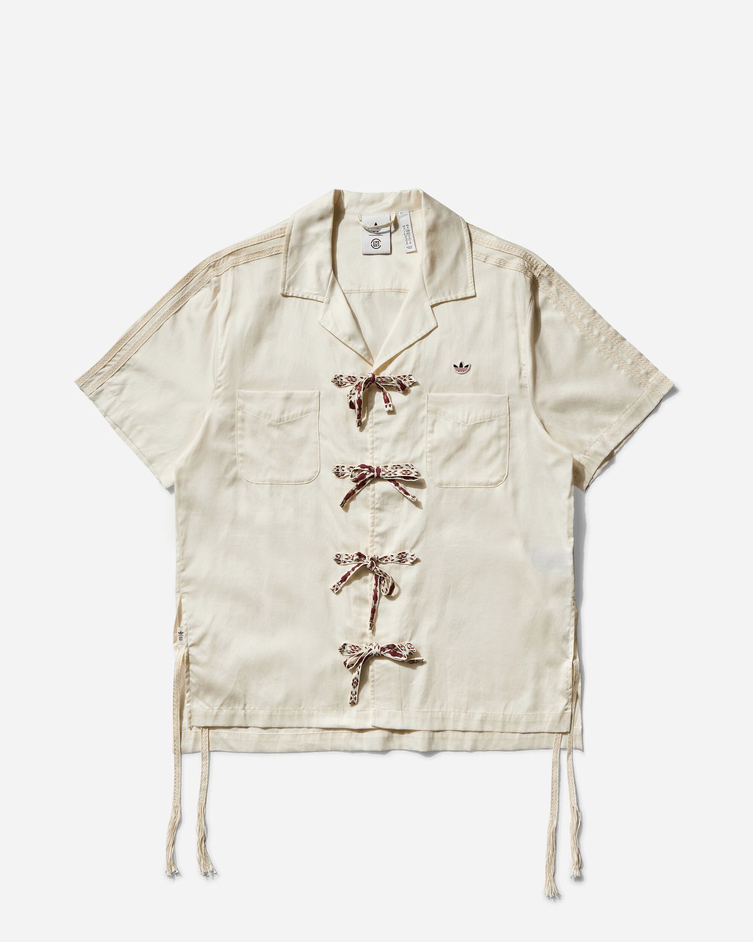 Риза adidas Originals CLOT by Edison Chen Bowling Shirt Бежово | JP1599, 0