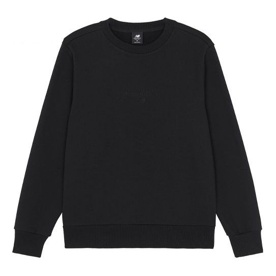 Пуловер New Balance Round Neck Sports Pullover Черно | AMT21555-BK