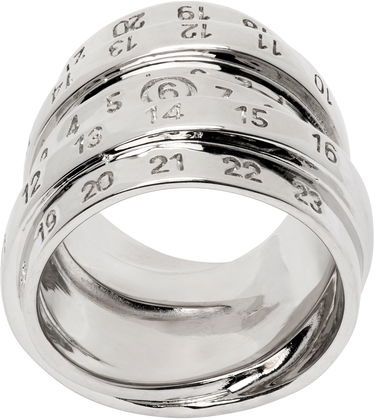 Пръстен Maison Margiela MM6 Maison Margiela Silver-Tone Numeric Ring Металик | SM6UQ0102 P6627, 0