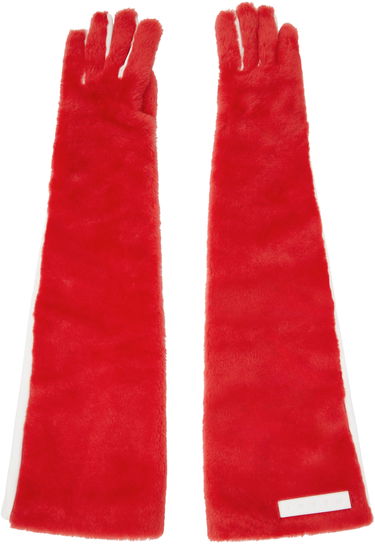 Ръкавици Marni Marni Long Faux-Fur Gloves Червено | GNMC0052X0 ULM121, 0