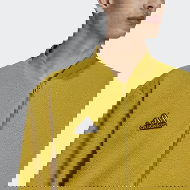 Яке бомбър adidas Originals Essentials Holiday Pack Sherpa Bomber Jacket Жълто | HL6919, 2