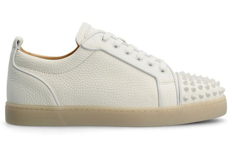 Кецове и обувки Christian Louboutin Louboutin Louis Junior Spikes Orlato Бяло | 1230645-W011, 0