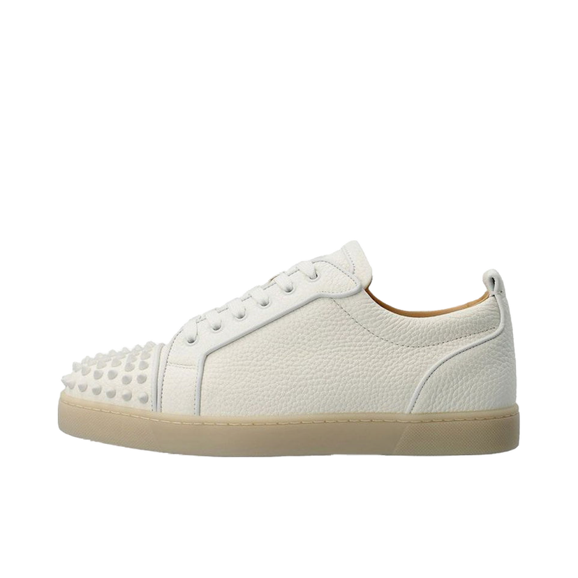 Кецове и обувки Christian Louboutin Louboutin Louis Junior Spikes Orlato Бяло | 1230645-W011