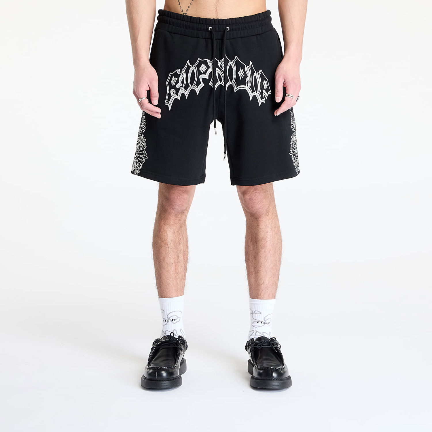 Къси панталони RIPNDIP Mother Nerm Sweatshorts Черно | RNDSPR25124, 0