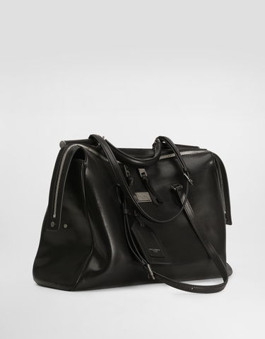 Чанта през рамо Dolce & Gabbana Dolce & Gabbana Vittoria Calfskin Crossbody Bag Черно | BM7825AH85080999_1, 3