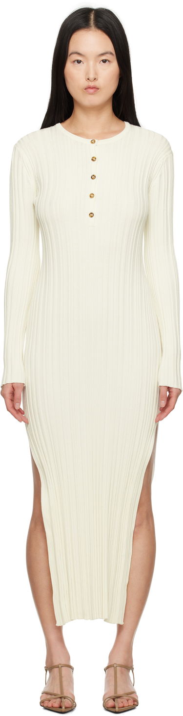 Pокля Loulou de Saison Loulou de Saison Eldara Maxi Dress Бяло | ELDARA, 0