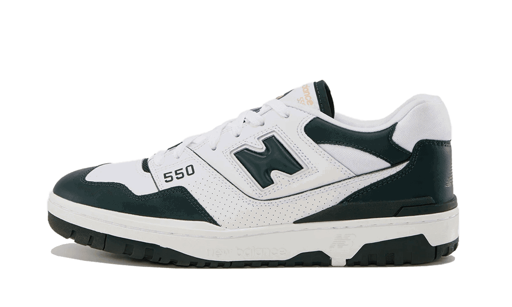 Кецове и обувки New Balance 550 "White Dark Green" Бяло | BB550GZ1, 0