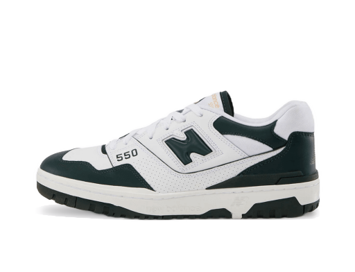 Кецове и обувки New Balance 550 "White Dark Green" Бяло | BB550GZ1