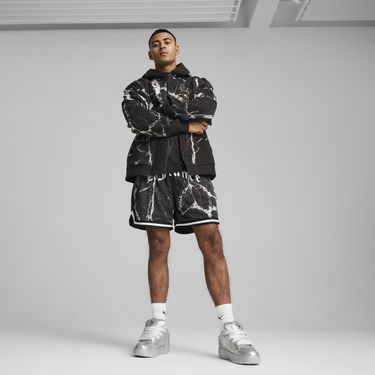 Суитчър Puma Hoops x Lafrancé Written in Chrome Full-Zip Hoodie Черно | 630776_01, 2