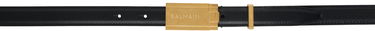 Колани Balmain Balmain Calfskin Plaque Belt Черно | DM0WJ041LSLX, 0